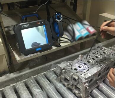 亞泰光電工業(yè)內(nèi)窺鏡檢測現(xiàn)場